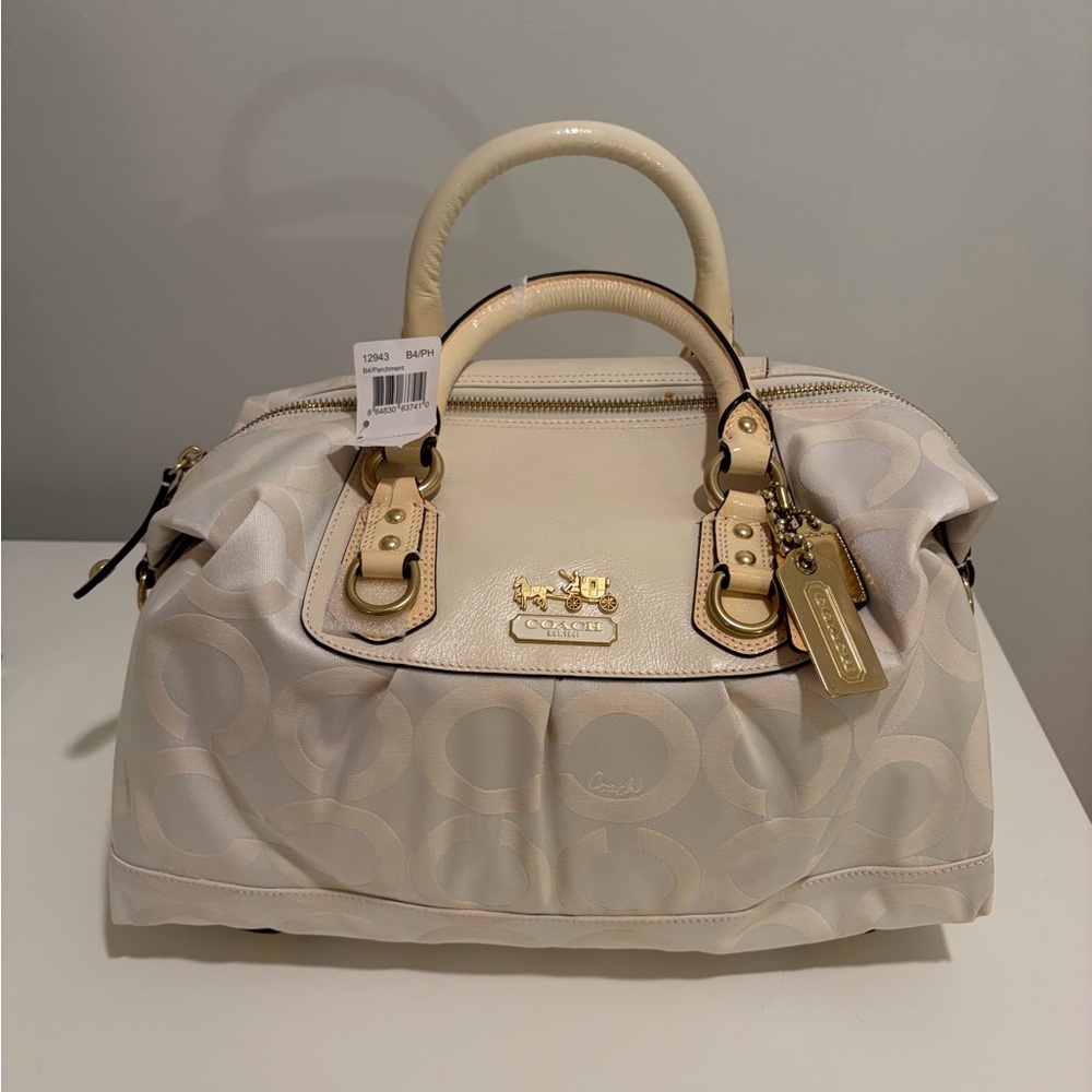 NWT Coach Madison Op Art Sabrina Satchel - Picture 8 of 16